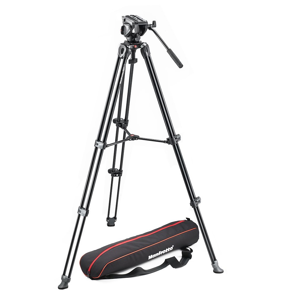 Manfrotto Aluminum Video Tripod